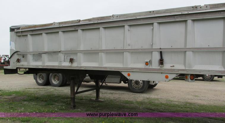 image for item I4178 1991 Trailstar aluminum end dump trailer