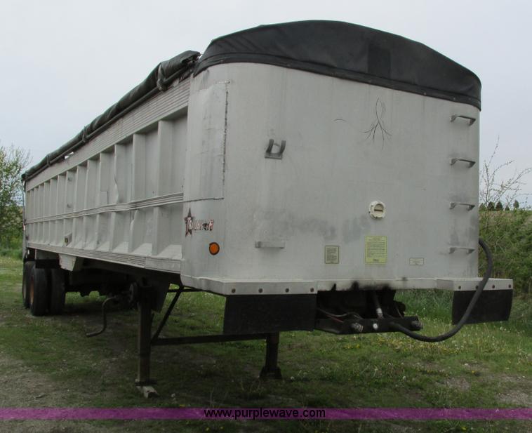image for item I4178 1991 Trailstar aluminum end dump trailer