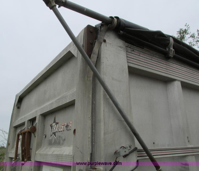 image for item I4178 1991 Trailstar aluminum end dump trailer