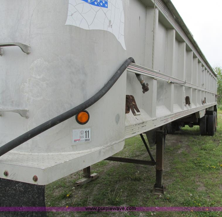 image for item I4178 1991 Trailstar aluminum end dump trailer