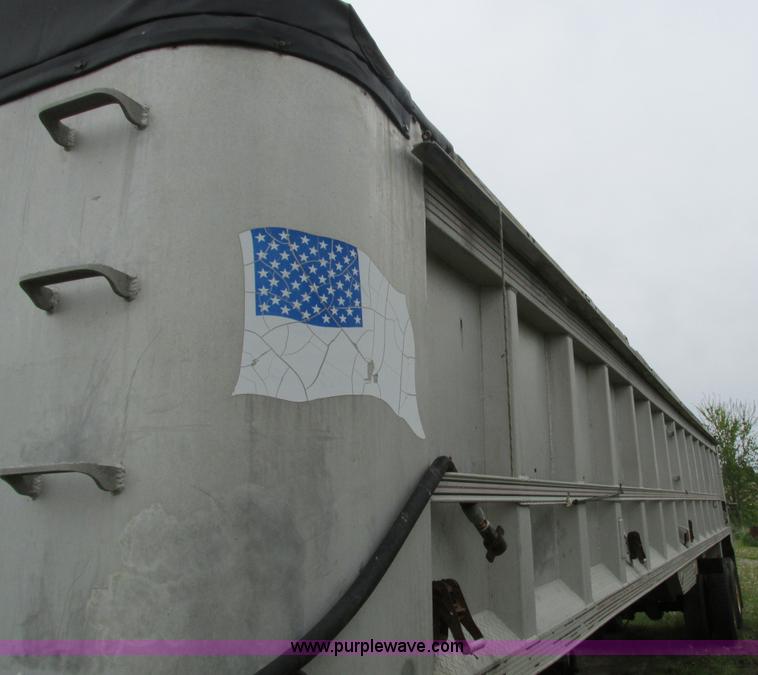 image for item I4178 1991 Trailstar aluminum end dump trailer