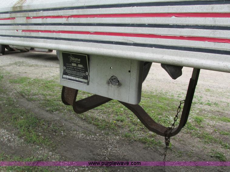 image for item I4178 1991 Trailstar aluminum end dump trailer