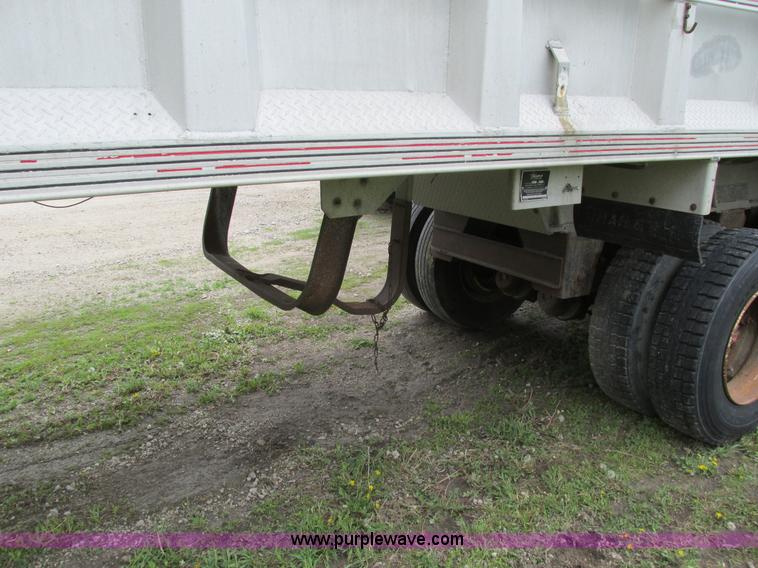 image for item I4178 1991 Trailstar aluminum end dump trailer