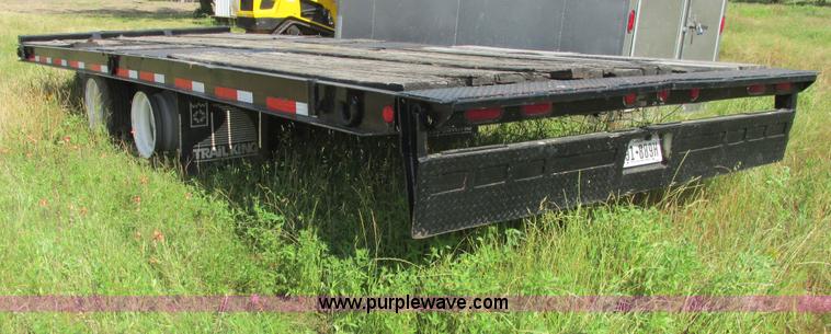 image for item I9636 1997 Trail King TKT32 tilt deck flatbed trailer
