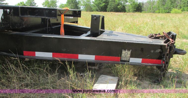 image for item I9636 1997 Trail King TKT32 tilt deck flatbed trailer