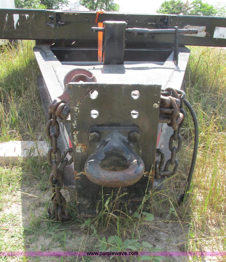 image for item I9636 1997 Trail King TKT32 tilt deck flatbed trailer