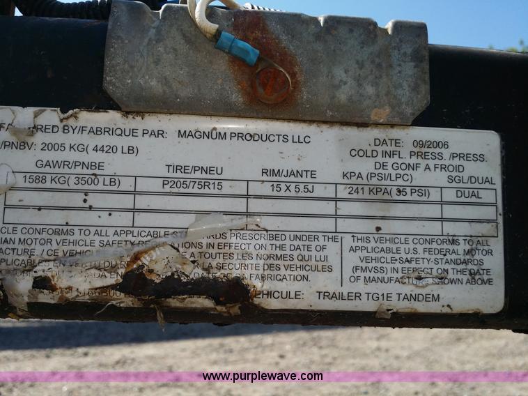 image for item E6002 2006 Magnum Pro MMG55 generator