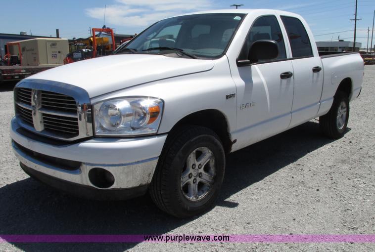 image for item G9119 2008 Dodge Ram 1500 Quad Cab pickup truck