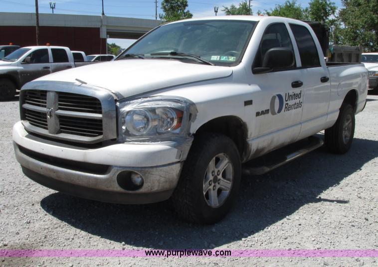 image for item G9120 2008 Dodge Ram 1500 Quad Cab pickup truck