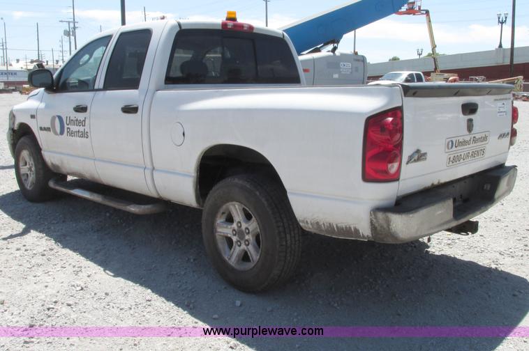 image for item G9120 2008 Dodge Ram 1500 Quad Cab pickup truck