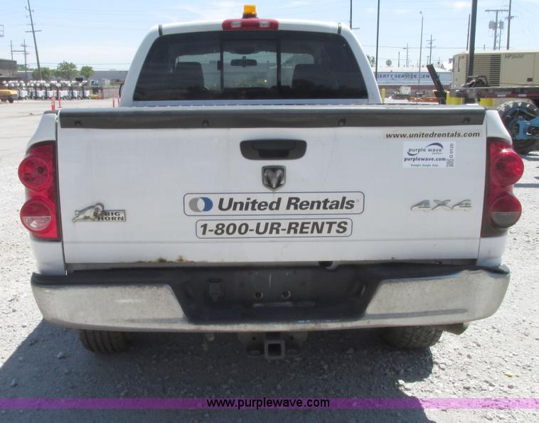 image for item G9120 2008 Dodge Ram 1500 Quad Cab pickup truck