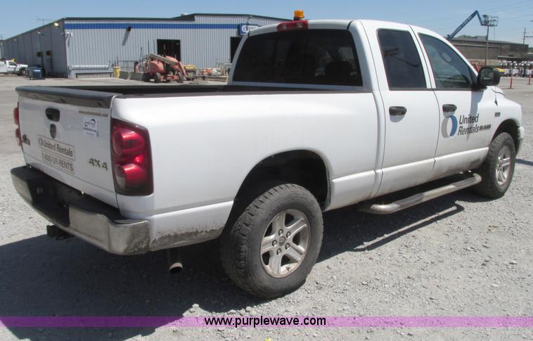 image for item G9120 2008 Dodge Ram 1500 Quad Cab pickup truck