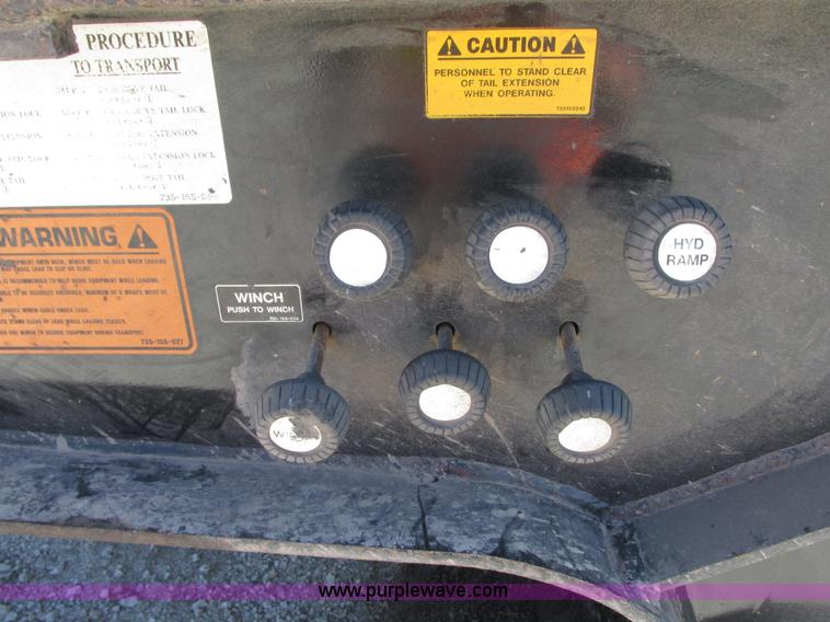 image for item G9125 2006 Trail King TK70HT-482 equipment trailer