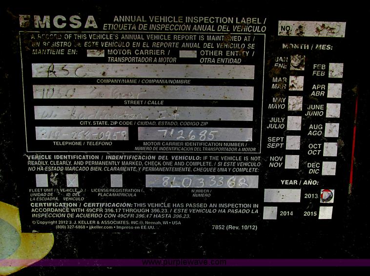 image for item I4171 2008 Ledwell LW48-HT2-10-PB trailer