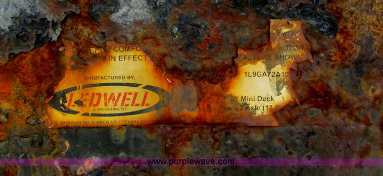 image for item I4171 2008 Ledwell LW48-HT2-10-PB trailer