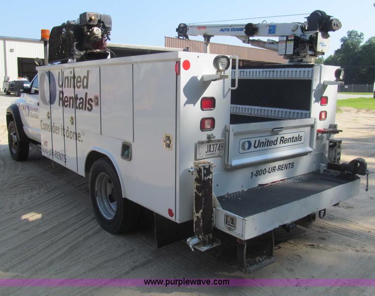 image for item I7010 2008 Dodge Ram 5500 service truck with crane