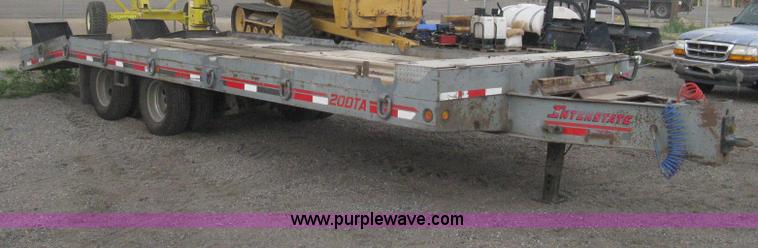 image for item AS9143 2000 Interstate 20DTA flatbed trailer