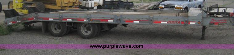 image for item AS9143 2000 Interstate 20DTA flatbed trailer