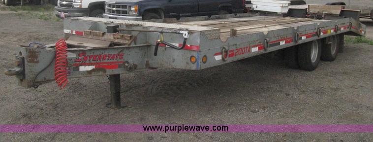 image for item AS9143 2000 Interstate 20DTA flatbed trailer