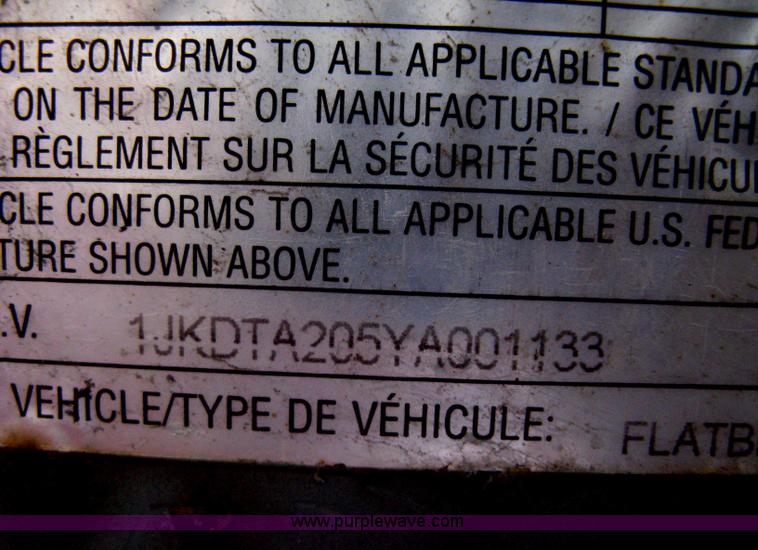 image for item AS9143 2000 Interstate 20DTA flatbed trailer