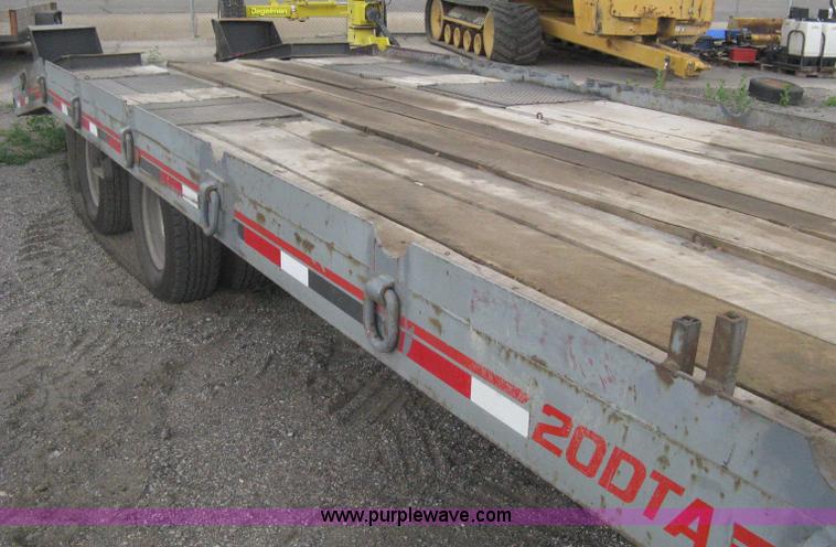 image for item AS9143 2000 Interstate 20DTA flatbed trailer