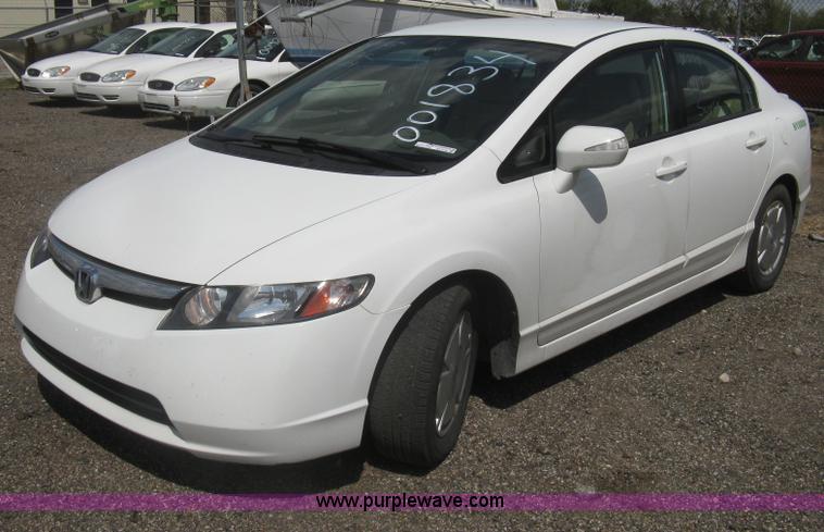 image for item AS9158 2008 Honda Civic Hybrid CVT AT-PZEV