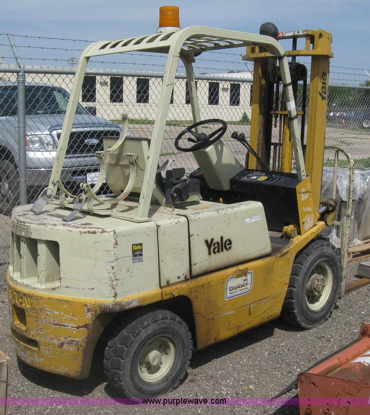 image for item AS9169 1980 Yale industrial forklift