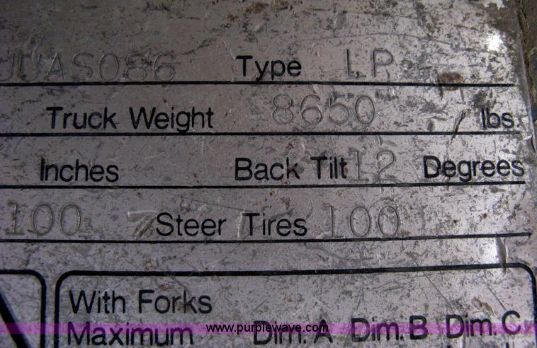 image for item AS9169 1980 Yale industrial forklift