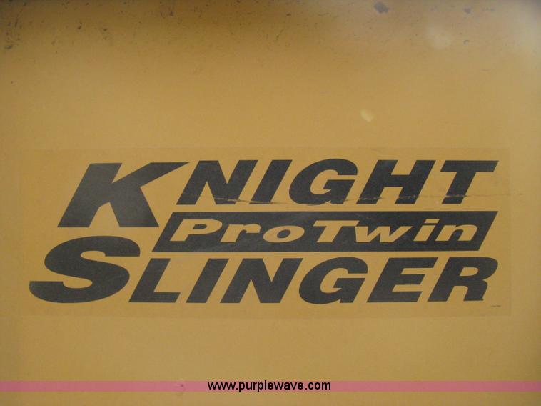 image for item AS9181 Knight 8040 Pro Twin Slinger slurry spreader