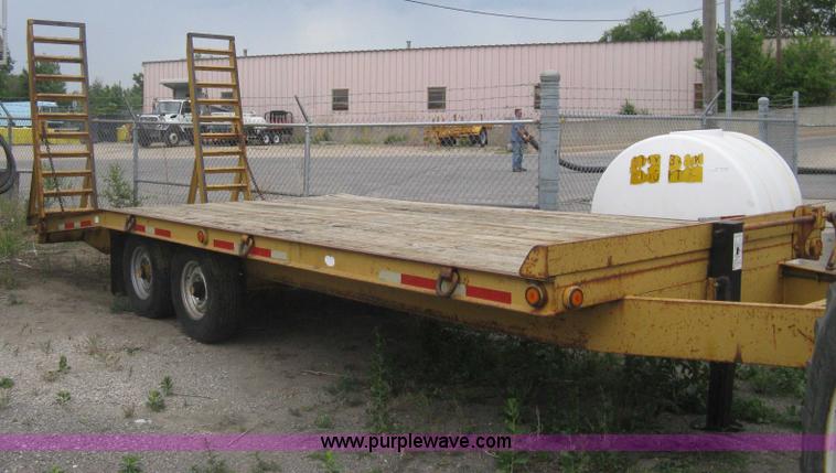 image for item AS9184 2002 Belshe FB-14 equipment trailer