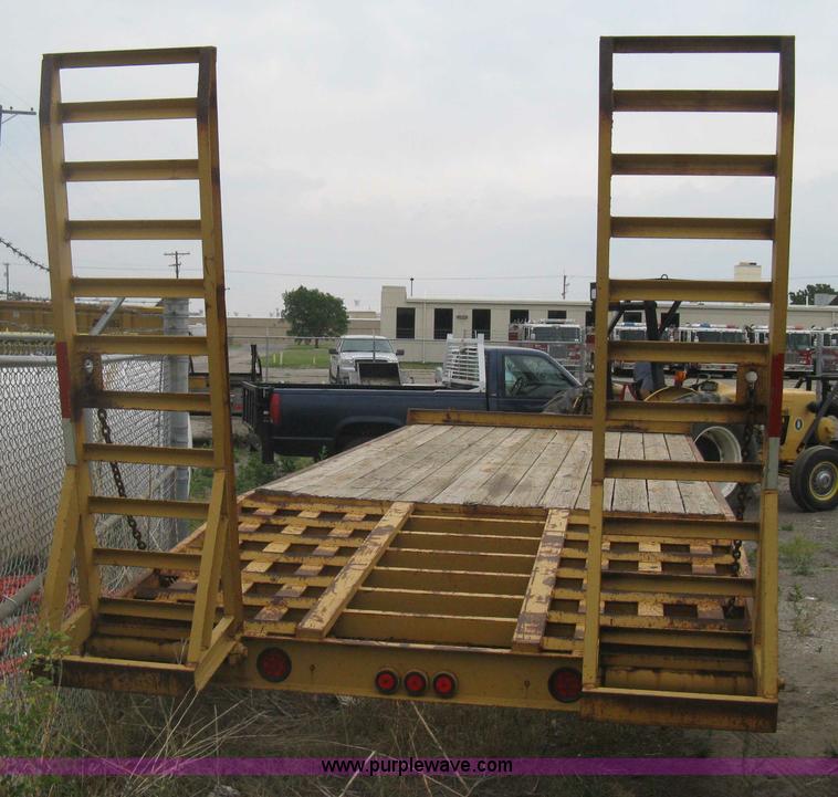 image for item AS9184 2002 Belshe FB-14 equipment trailer