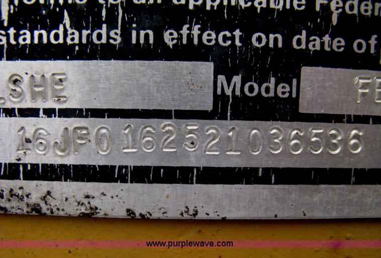 image for item AS9184 2002 Belshe FB-14 equipment trailer