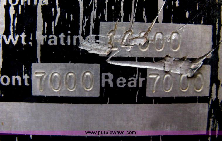 image for item AS9184 2002 Belshe FB-14 equipment trailer