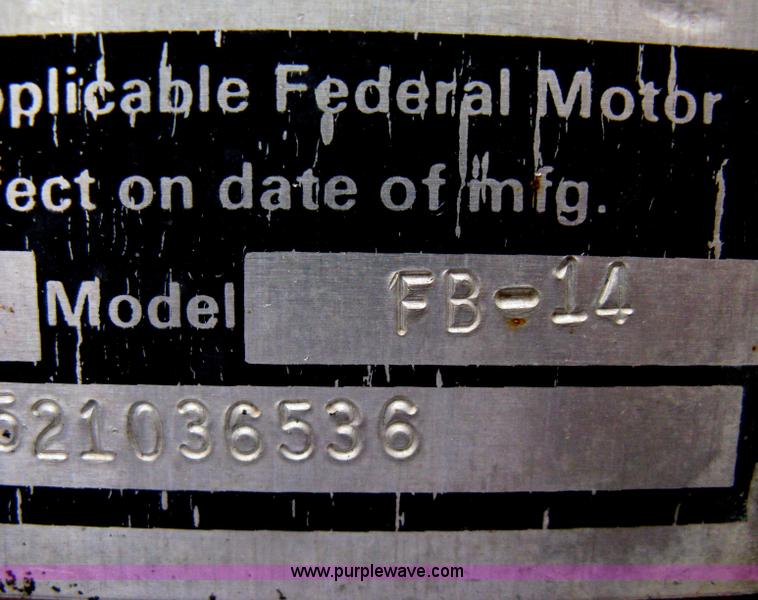 image for item AS9184 2002 Belshe FB-14 equipment trailer