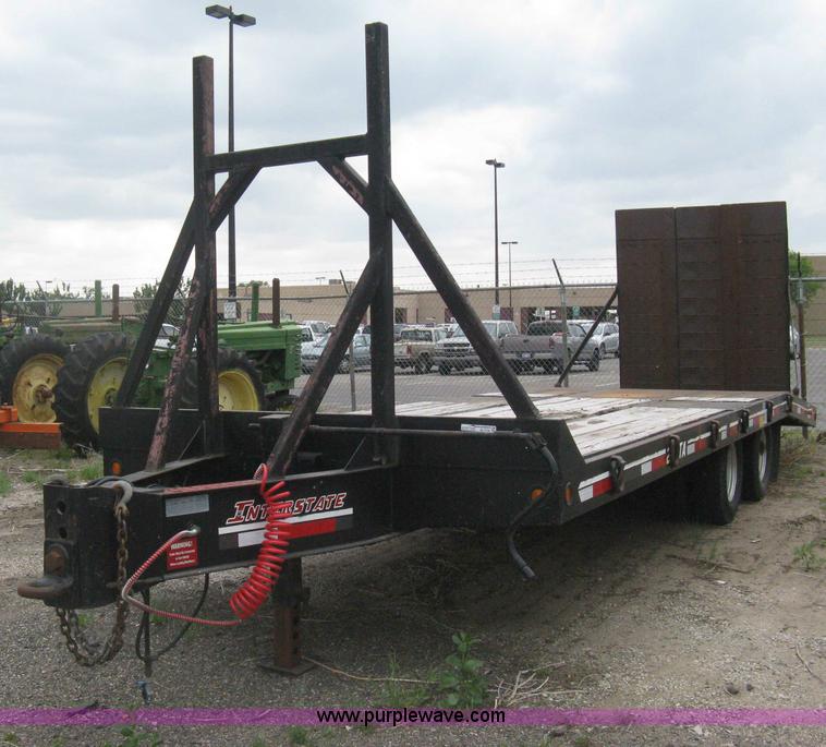 image for item AS9186 2008 Interstate 20DTA flatbed trailer