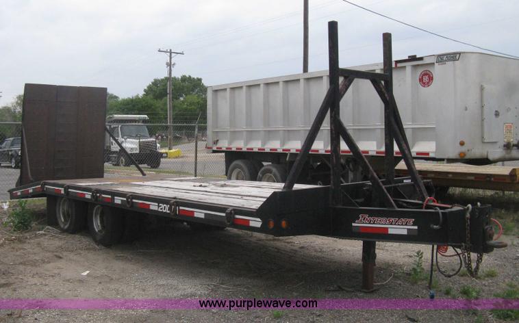 image for item AS9186 2008 Interstate 20DTA flatbed trailer