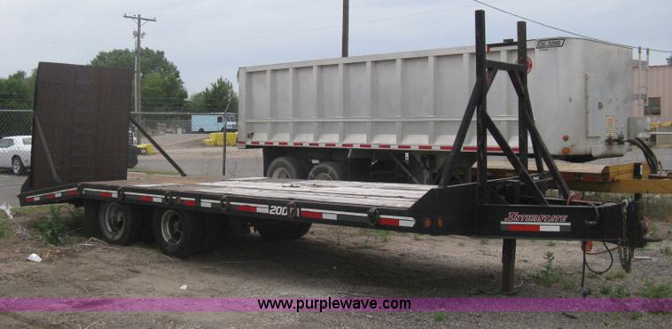 image for item AS9186 2008 Interstate 20DTA flatbed trailer