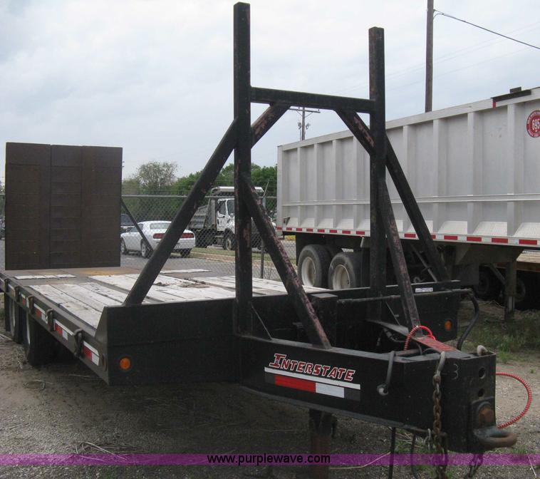 image for item AS9186 2008 Interstate 20DTA flatbed trailer