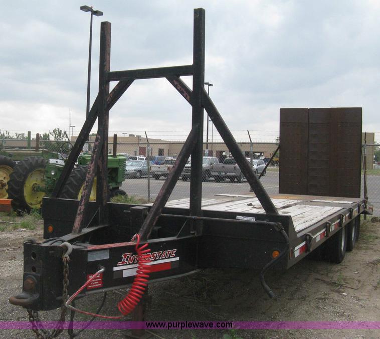 image for item AS9186 2008 Interstate 20DTA flatbed trailer