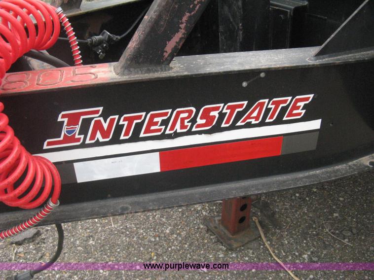 image for item AS9186 2008 Interstate 20DTA flatbed trailer
