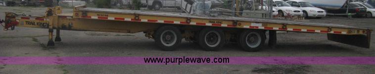 image for item AS9187 1999 Trail King TK50RB-3000 roll back flatbed trailer