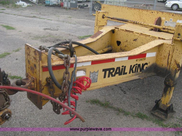 image for item AS9187 1999 Trail King TK50RB-3000 roll back flatbed trailer