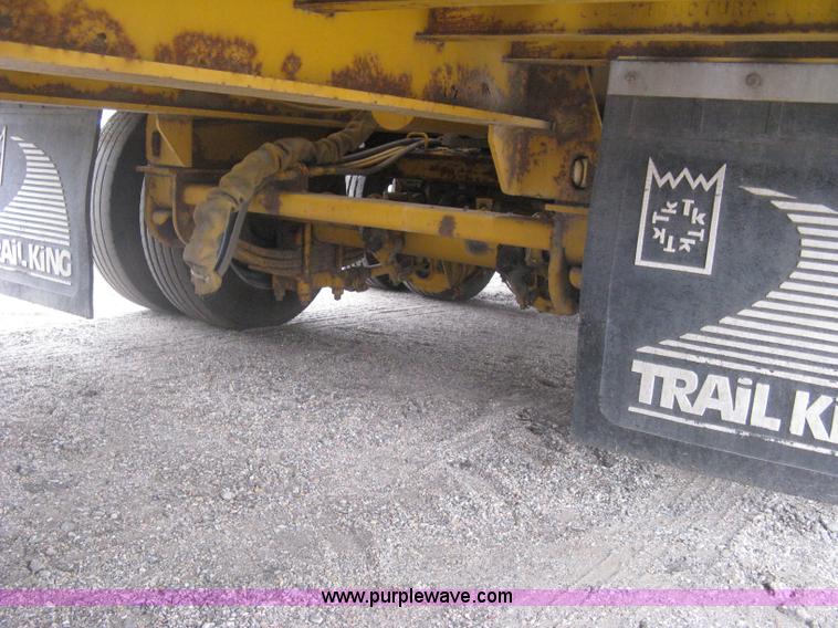 image for item AS9187 1999 Trail King TK50RB-3000 roll back flatbed trailer