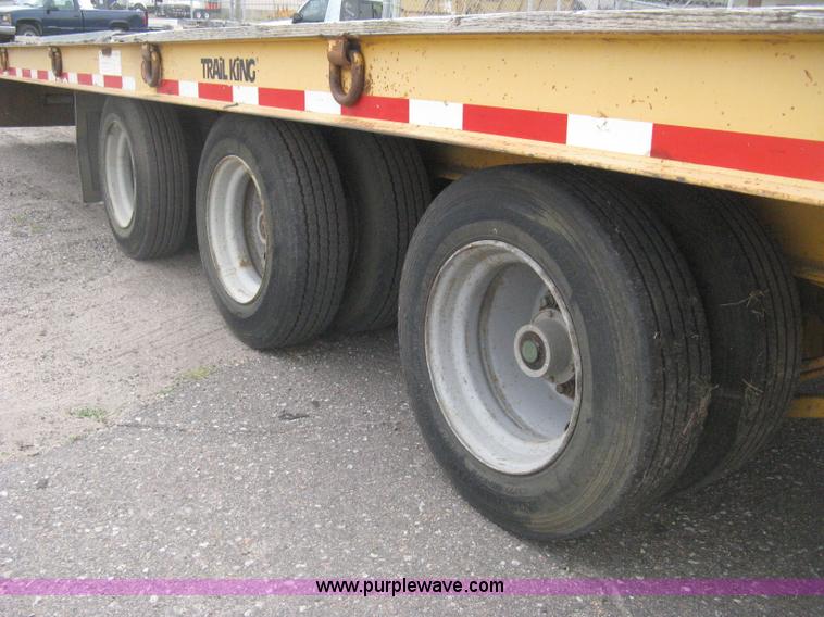 image for item AS9187 1999 Trail King TK50RB-3000 roll back flatbed trailer