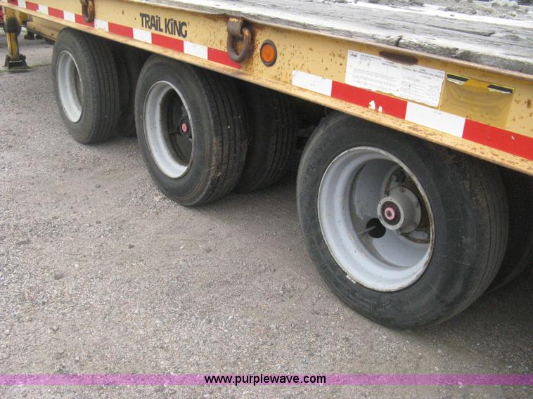 image for item AS9187 1999 Trail King TK50RB-3000 roll back flatbed trailer