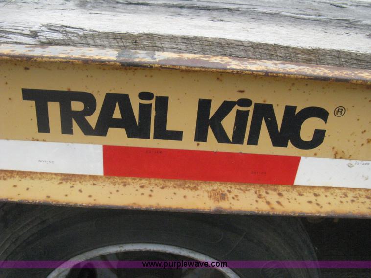 image for item AS9187 1999 Trail King TK50RB-3000 roll back flatbed trailer