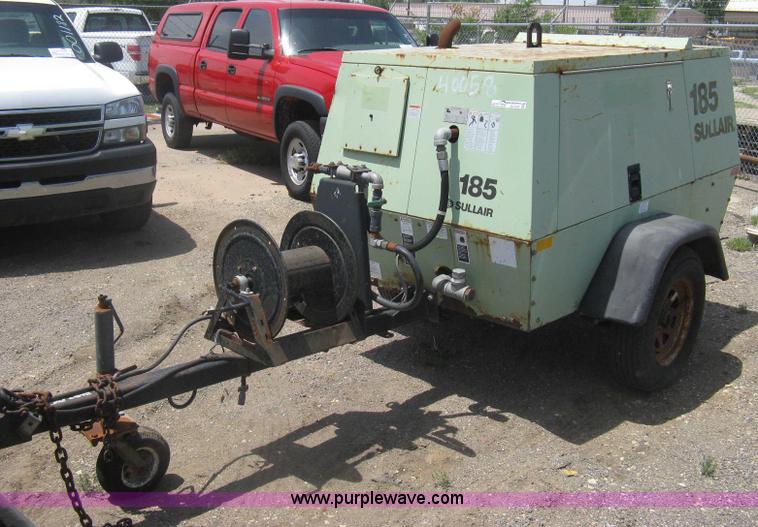 image for item AS9197 1999 Sullair 185DPQJD mobile compressor