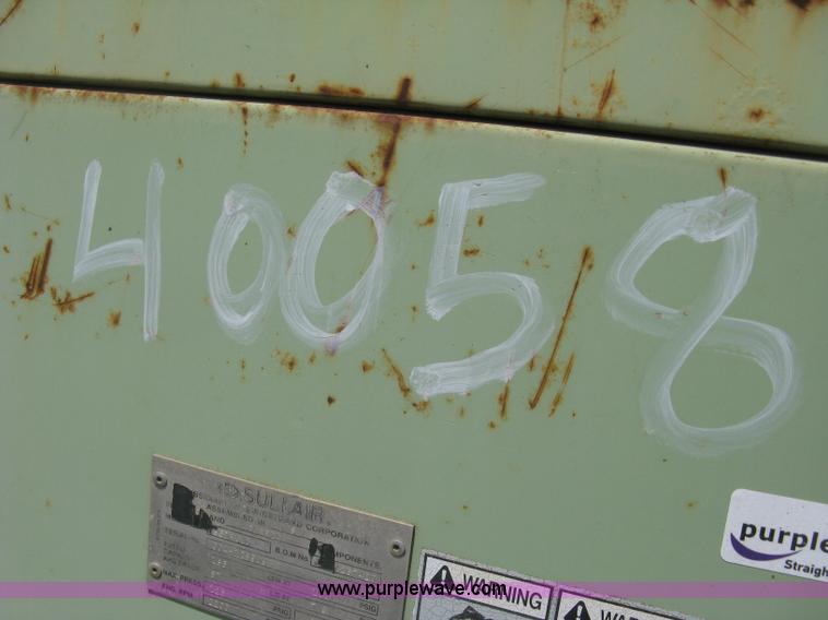 image for item AS9197 1999 Sullair 185DPQJD mobile compressor