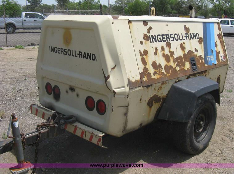 image for item AS9198 1995 Ingersoll Rand P175WJD mobile compressor