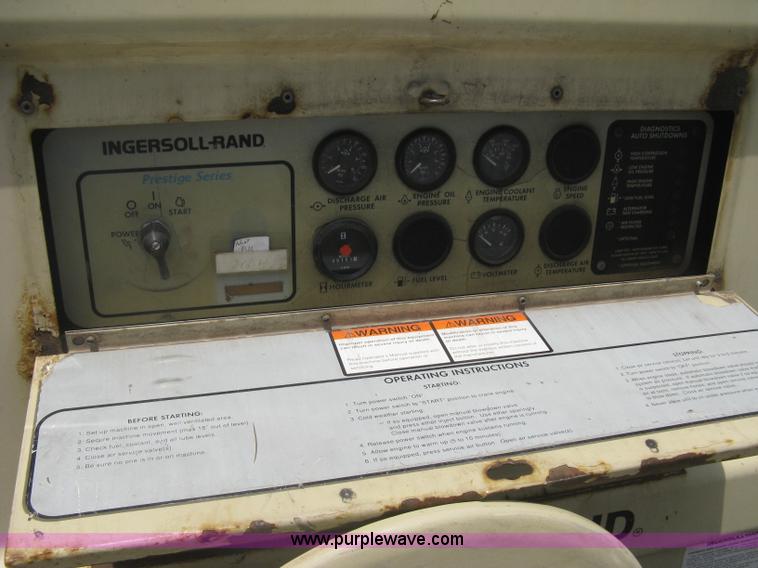 image for item AS9198 1995 Ingersoll Rand P175WJD mobile compressor